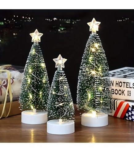 クリスマスライト イルミネーションセット 4セット Amazon.co.jp: Hopeholic クリスマスツリー 卓上 LED